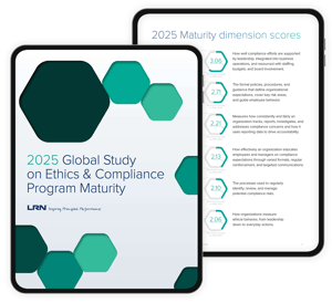 2025 Global Study on E&C Program Maturity tablet 2