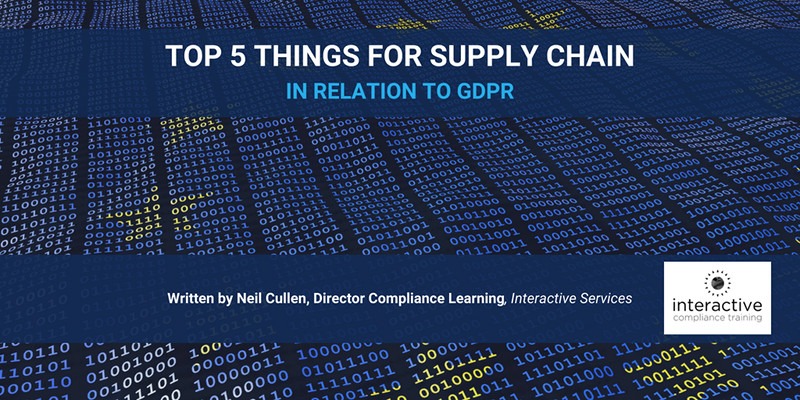 GDPR Supply Chain