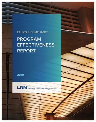 2019 LRN E&C Program Effectiveness Report