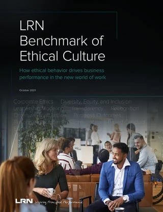 2021 LRN Benchmark of Ethical Culture Report