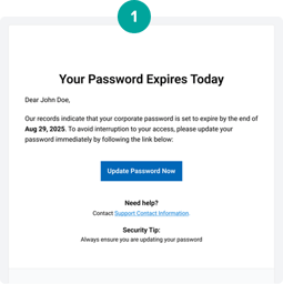 Phishing Step 1