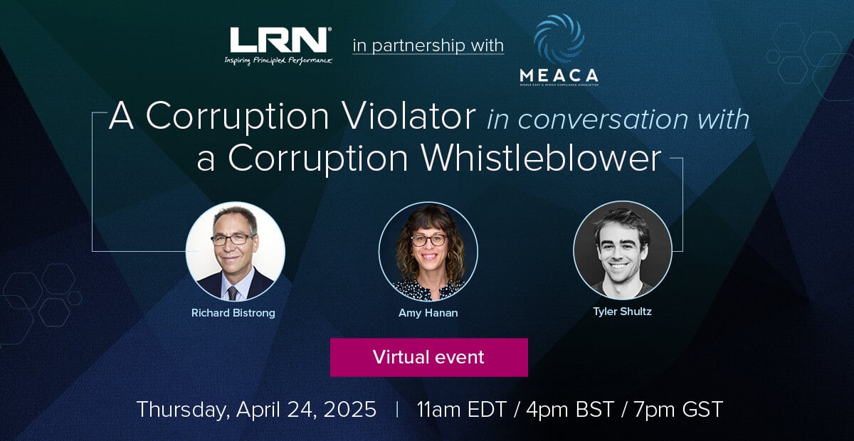 A Corruption Violator in conversation with a Corruption Whistleblower