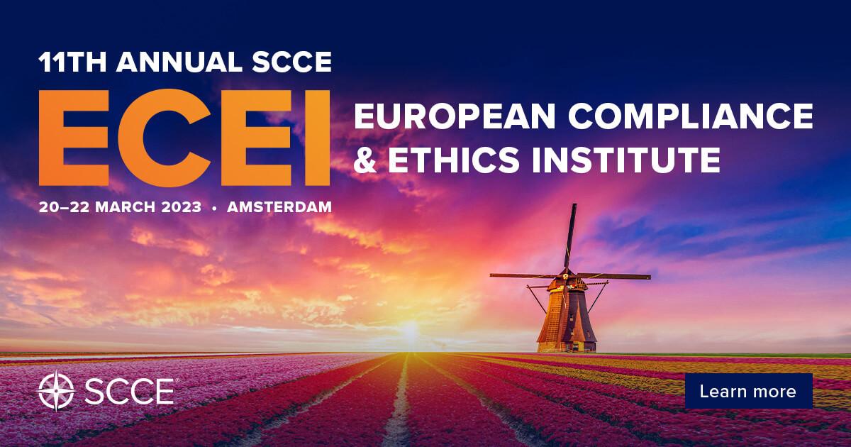 SCCE 11th Annual European Compliance & Ethics Institute